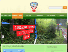 Tablet Screenshot of cascadianbowmen.org
